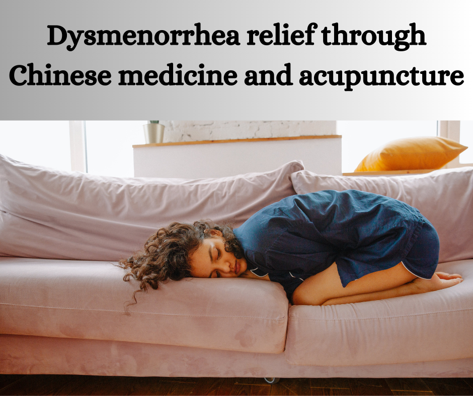menstrual pain relief, Chinese medicine, acupuncture 
